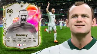 He's UNREAL?! 🤯 98 FUTTIES Icon Rooney FC 25 Player Review