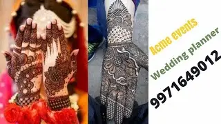 wedding planner/ mehndi design/new biridal mehndi