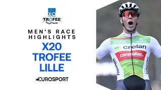 THRILLING SPRINT FINISH! 😮&zwj;💨 | X2O Badkamers Trofee Lille Krawatencross Men's Race Highlights