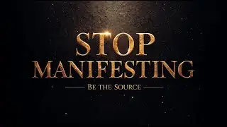 Stop Manifesting. Choose as the SOURCE.