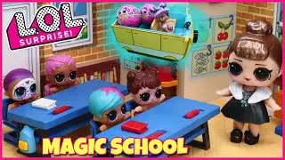 LOL Surprise Dolls MAGIC SCHOOL! LIL SISTERS EYE SPY Series 4 Wave 2 Unboxing! Toys Video for Kids