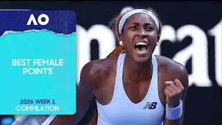 Best Points of Week 1 | Women's Singles | Australian Open 2026