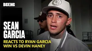 Ryan Garcia Brother Sean Garcia Emotional Reaction To Haney Win