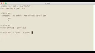 Scala variable assignment with var and val