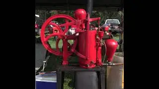Rider Ericsson Hot Air Engine@Arcadia MD 2022 Steam Show