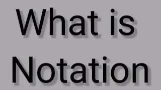 What is notation// library science preparation //english//urdu