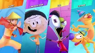 Aang/Lincoln Loud Vs Zim/CatDog|Nickelodeon All-Star Brawl