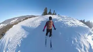 Backcountry Skiing Durbaszka - Downhill Descent | Telemark NNN BC