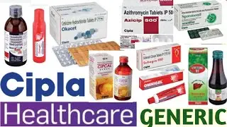 CIPLA HEALTHCARE GENERIC MEDICINE BRANDS IN INDIAN MARKET