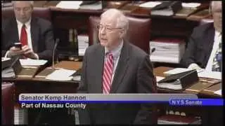Senator Hannon's Remarks on the Senate Caregiver Bill
