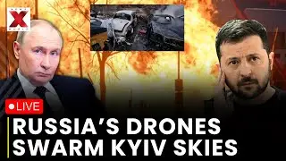 Russian Missiles Pound Kyiv LIVE: Kyiv Under Fire as Drones Swarm Ukrainian Skies | Russian Strikes