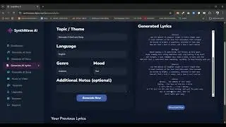 SynthWave AI Review & Demo - SynthWave AI System By Akshat Gupta