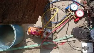 New compressor Vacuum cleaning in AC | AC me vacuum | #acrepair #accompressorvacuum #ackodai 