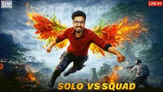 🔴Solo vs Squad Live Challenges in BGMI 4.2 Update | PUBG Mobile Live | Road to 100k🔥​
