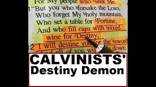 CALVINISTS' Destiny: Demonic? (Saving Calvinists Today) Predestinated, Foreordained, Elect of God