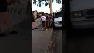 Park Village Compton Crip Homegirls Beating Up Kelly park Crip Bitchez