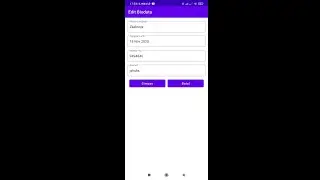 CRUD Biodata - Part 3 - Update Data - Android Studio