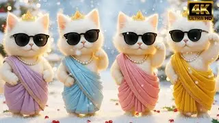 बिल्ली डांस Cutest Cat videos funny dance🤣💃Videos for cats #funny #dancingcat #cat Meow dancing cat 