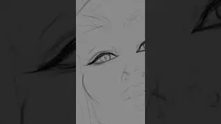 Sketching a Fantasy Portrait in 30 minutes #shorts #art #artshorts #fantasy #sketch #portrait