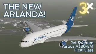 ROBLOX | Jet Sweden | Airbus A380-841 | First Class | Stockholm Arlanda Version 2 Inaugural