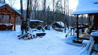 ПЕРВАЯ НЕДЕЛЯ В ТАЙГЕ. ПРОВЕРКА  ПУТИКОВ, СЕРЫЕ РАЗБОЙНИКИ.