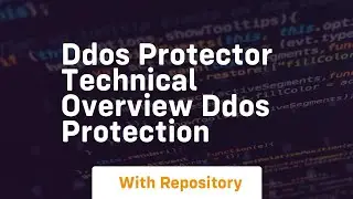 Ddos protector technical overview ddos protection