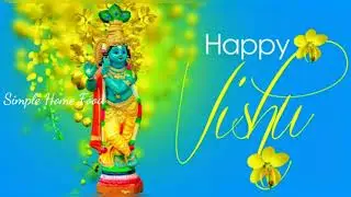 Happy Vishu 2025 | Vishu Status 2025 | Vishu Wishes | Simple Home Food