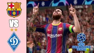 FIFA 21 | UEFA Champions League |Barcelona vs Dynamo Kyiv | Highlights