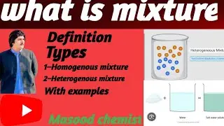 What is mixture and its types. In pashto language.