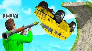 RPG Vs ARMOURED CARS in GTA 5