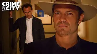 Boyd Walks Into Raylan's Trap | Justified (Timothy Olyphant)