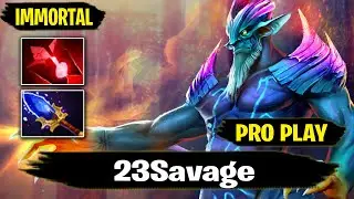Leshrac Safelane Pro Gameplay by 23Savage IMMORTAL Rank Dota 2