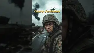 Ukrainian Strike Destroys Russian Convoy: Precision Warfare Unleashed