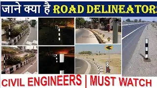 What are Delineators & How to install Delineators? || By Civil Guruji ||