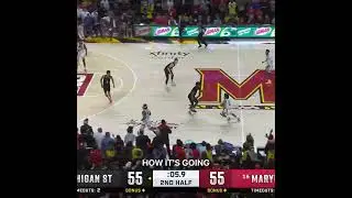How it started vs. How it's going - Tre Holloman  #basketball #sports #buzzerbeater