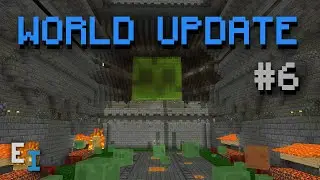 Minecraft World Update #6 - Slime Farm 3v and Item Sorter Concept