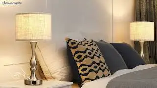 How to Assemble DEWENWILS Touch Control Table Lamp with 2 USB Ports HLTL06A