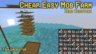 Dirt Cheap General Mob Farm | 7.6k drops/hr Day One | Cheap and Easy