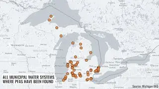 PFAS contamination in Michigan water systems