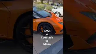 SVJ vs Countach vs Miura
