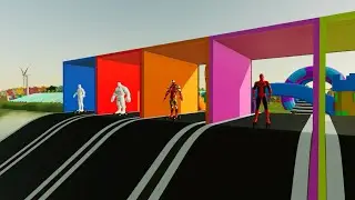 TRANSPORT WITH ! SCOOTER SUPERHERO IN FS 22 | Farming Simulator 22
