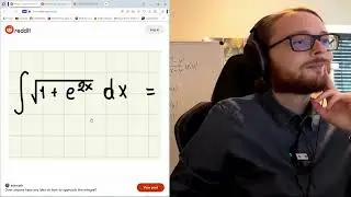 Integrating sqrt(1+e^(2x)) and 1/sqrt(169+x^2), Volume from Surface Area | Math VOD 2023-09-02