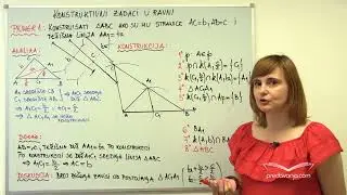 Konstruktivni zadaci u ravni - Matematika I