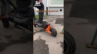 Kukirin G3 Pro's dual hydraulic shock absorbers smooth out every bump #electricscooter #kukirin