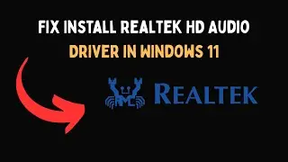 Исправление установки драйвера Realtek HD Audio в Windows 11