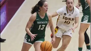 Zeynep Ozel, Dartmouth PG, vs Iona University, 2025-26, hilites