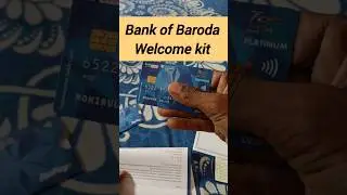 Rupay Debit Card  -   Bank of Baroda debit card unboxing | How to bank of baroda debit card unboxing