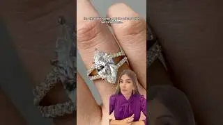 Best rings for short fingers! 💍#engagementring #labdiamond #moissanite #proposal