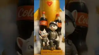 Watch how this cats build their dream rocket #cat #viral #shorts #funny