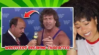 wwe reaction | When WWE Wrestlers Break Character & Laugh